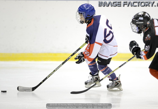2013-03-16 Hockey Milano Rossoblu U12-Aosta